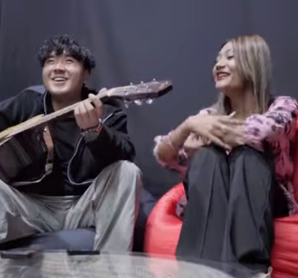 Creators recording in the Vishwokarma Labs studio